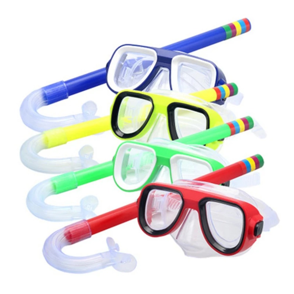 Snorkel Dry Top - Kinder-Schnorchelset Tauchermaske Schwimmbrille mit Antibeschlag-Beschichtung und